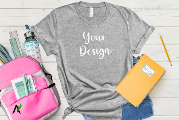 Back to School Bell Canvas Mockup - 004