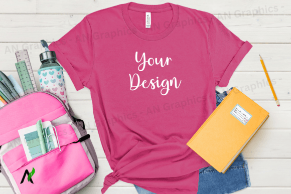 Back to School Bell Canvas Mockup - 007: A Versatile Tool for Designers