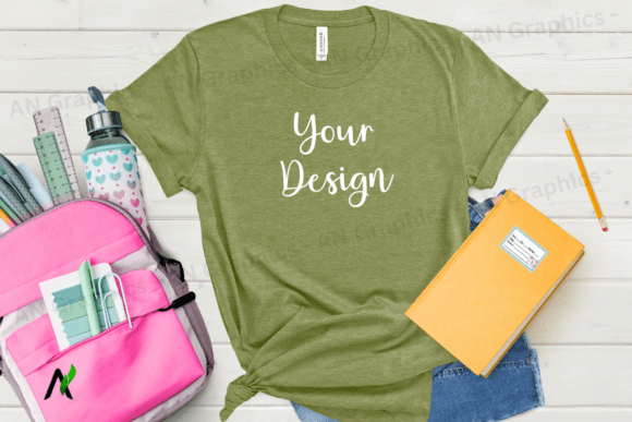 Back to School Bell Canvas Mockup - 042: A Powerful Tool for Designers