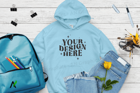 Back to School Gildan 18500 Mockup - 014: A Versatile Tool for Designers