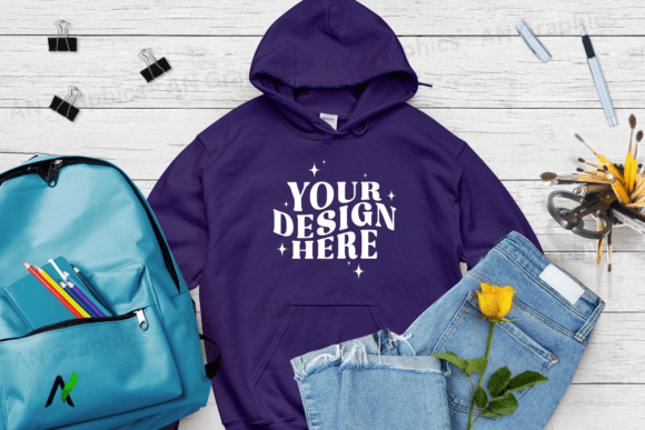 Back to School Gildan 18500 Mockup - 020