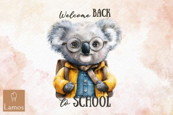 Back to School Koala Design