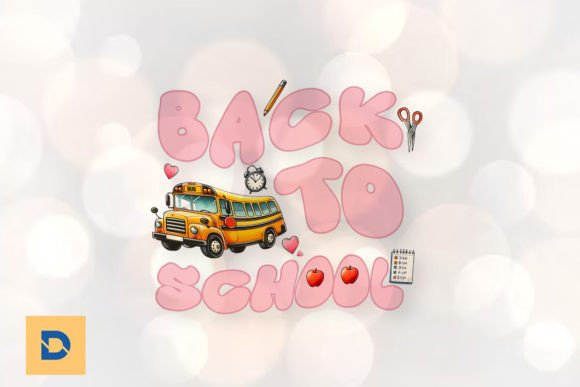 Back to School Sublimation Cute PNG