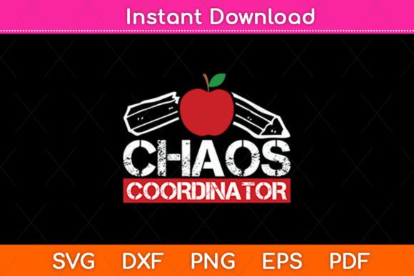 Chaos Coordinator Funny Back To School