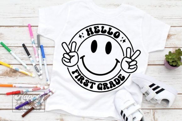 Hello 1st Grade 1 SVG - Back to School: A Versatile Design for Educators and Creators