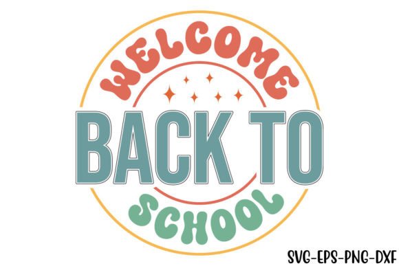Retro Welcome Back to School Svg
