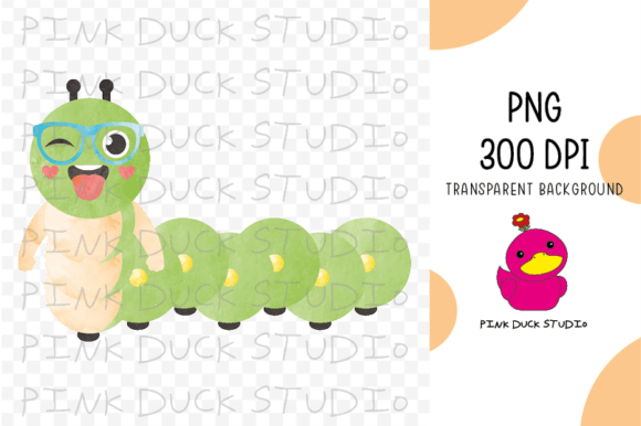 Watercolor Caterpillar Back to School: A Creative Resource for Educators and Designers