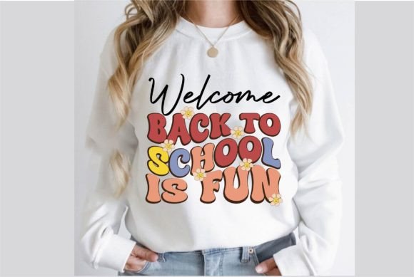 Welcome Back to School is Fun PNG